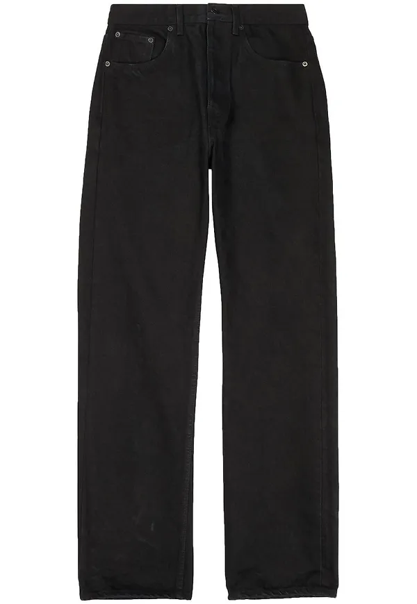 Balenciaga jeans med ledig passform - Svart