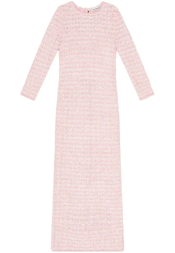 Balenciaga klänning med knäppning - Rosa