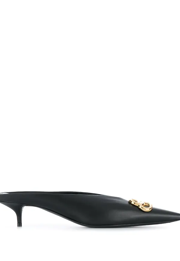 Balenciaga Knife BB slip-ons - Svart