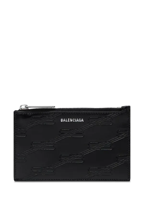 Balenciaga kortfodral med logotyp - Svart