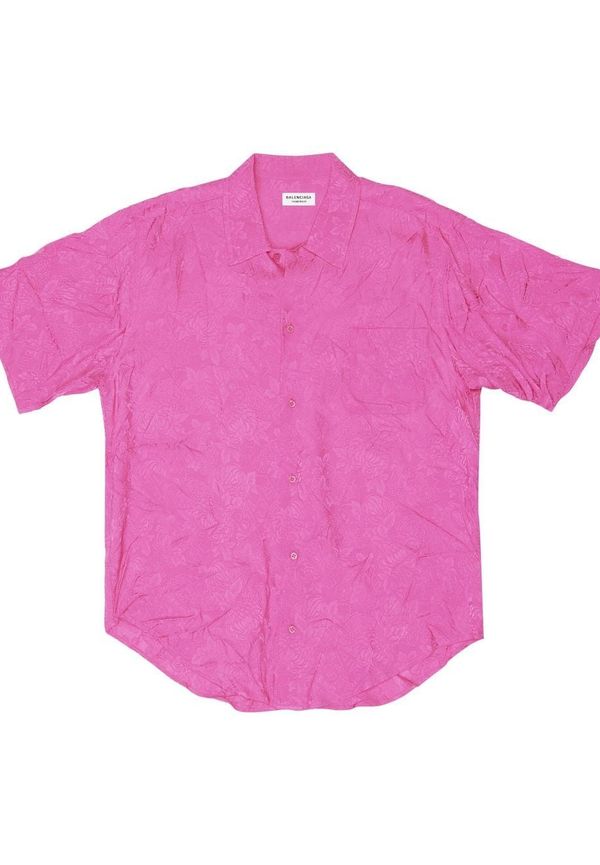 Balenciaga kortärmad skjorta med blommigt tryck - Rosa