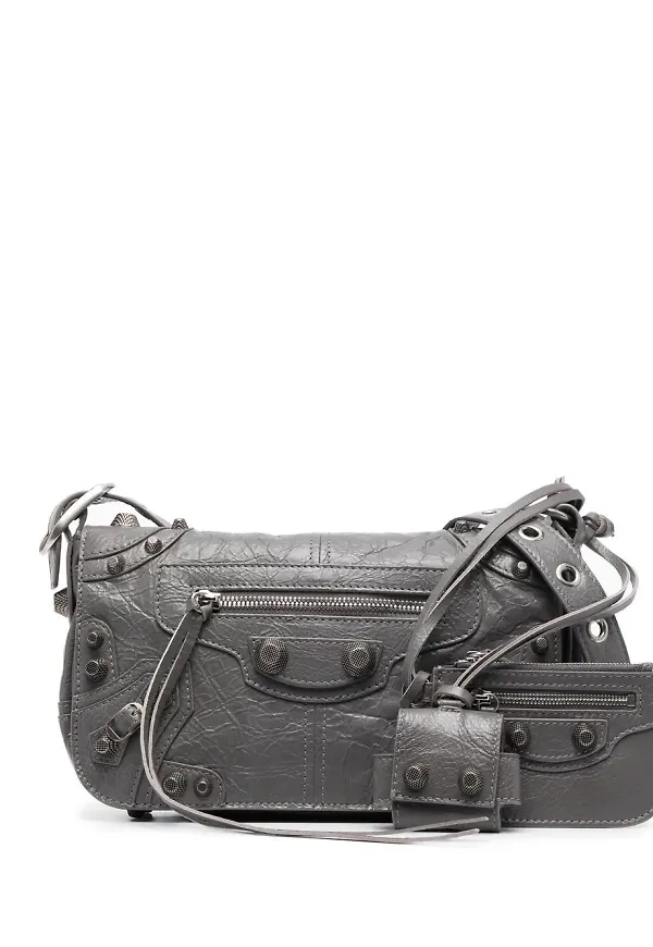 Balenciaga Le Cagole axelremsväska - Grå