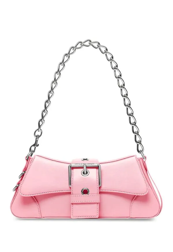 Balenciaga Lindsay axelväska i läder - Rosa