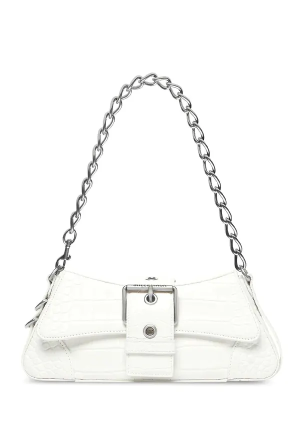 Balenciaga Lindsay liten axelväska - Vit