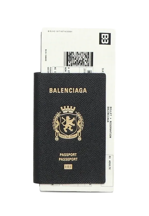 Balenciaga Long Wallet 1 Ticket plånbok - Svart
