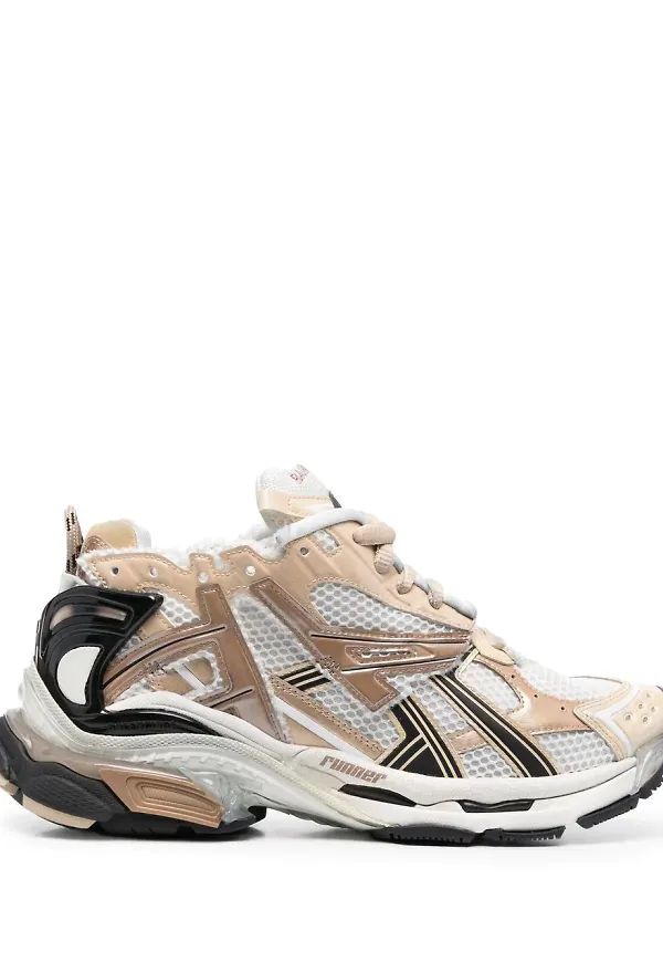 Balenciaga låga löparsneakers - Neutral
