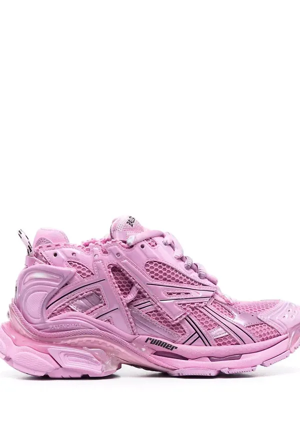 Balenciaga låga löparsneakers - Rosa