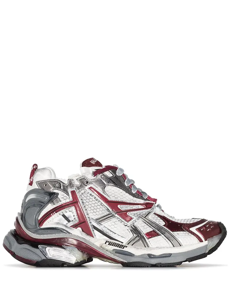 Balenciaga låga löparsneakers - Röd