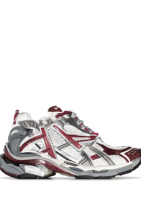 Balenciaga låga löparsneakers - Röd