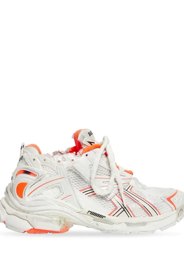 Balenciaga låga löparsneakers - Vit