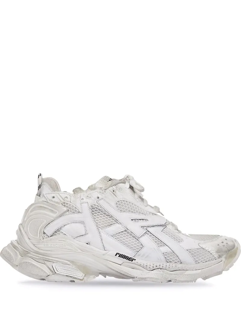 Balenciaga låga löparsneakers - Vit