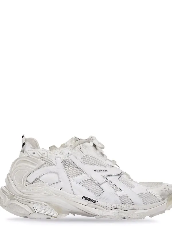 Balenciaga låga löparsneakers - Vit