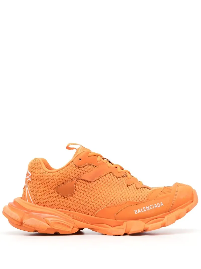 Balenciaga låga sneakers med logotyp - Orange