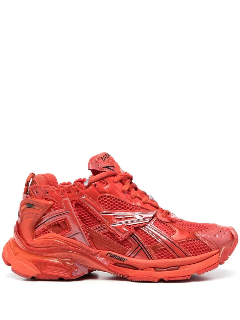 Balenciaga löparsneakers med monogram - Röd