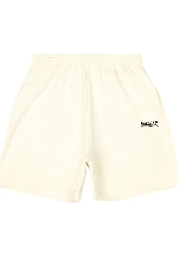 Balenciaga mjukisshorts med logotyp - Neutral