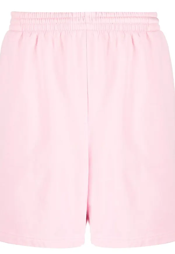 Balenciaga mjukisshorts med slogan - Rosa