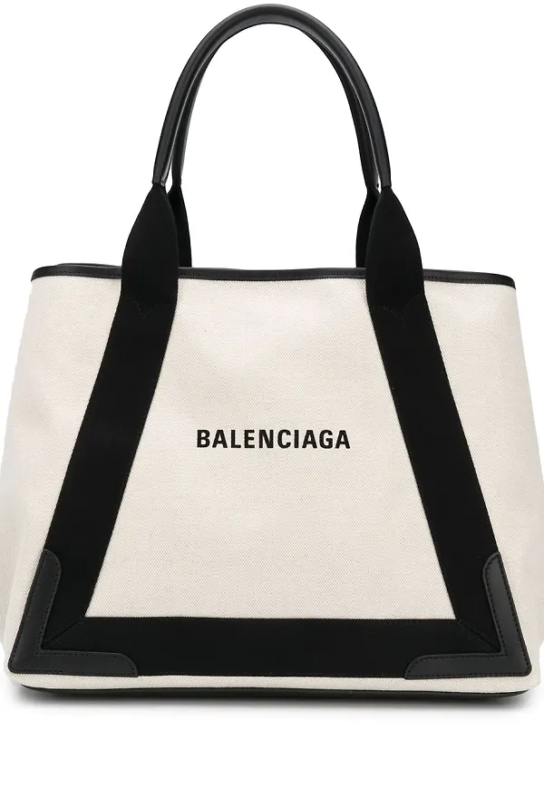 Balenciaga Navy Cabas väska - Neutral