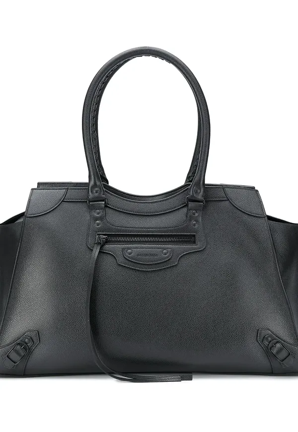 Balenciaga Neo Classic stor toteabag med topphandtag - Svart