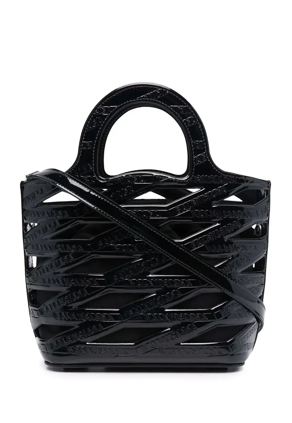 Balenciaga Neo liten korgväska - Svart