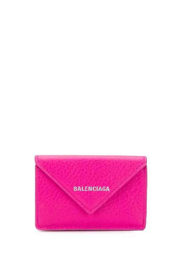 Balenciaga Papier liten plånbok - Rosa