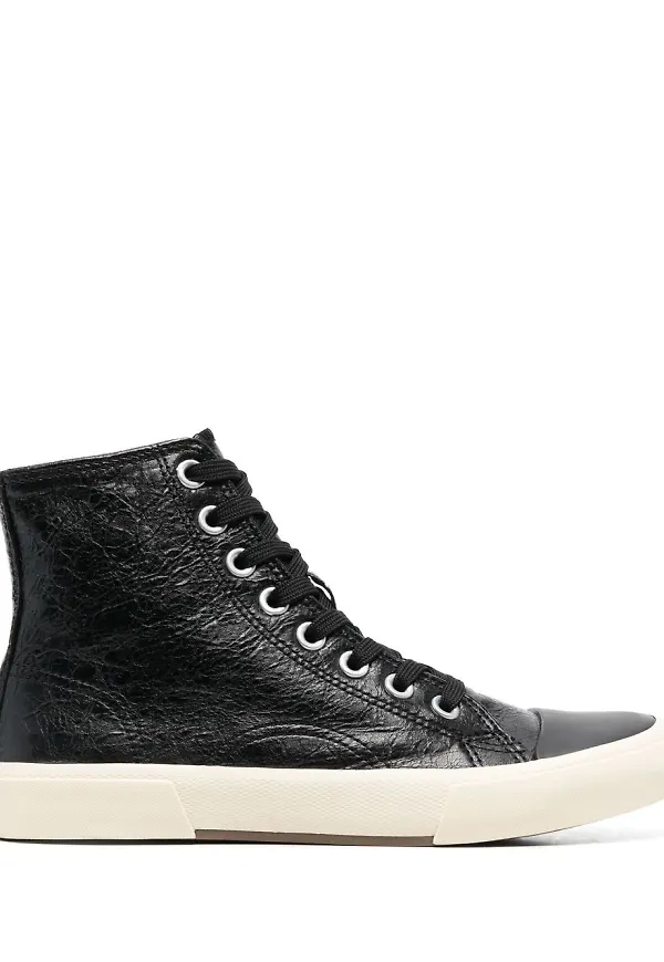 Balenciaga Paris höga sneakers - Svart