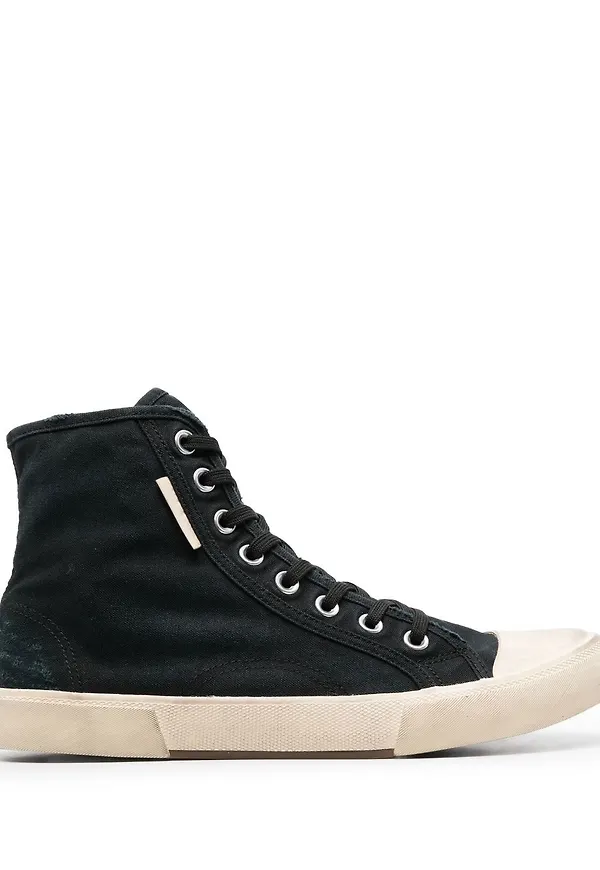 Balenciaga Paris höga sneakers - Svart