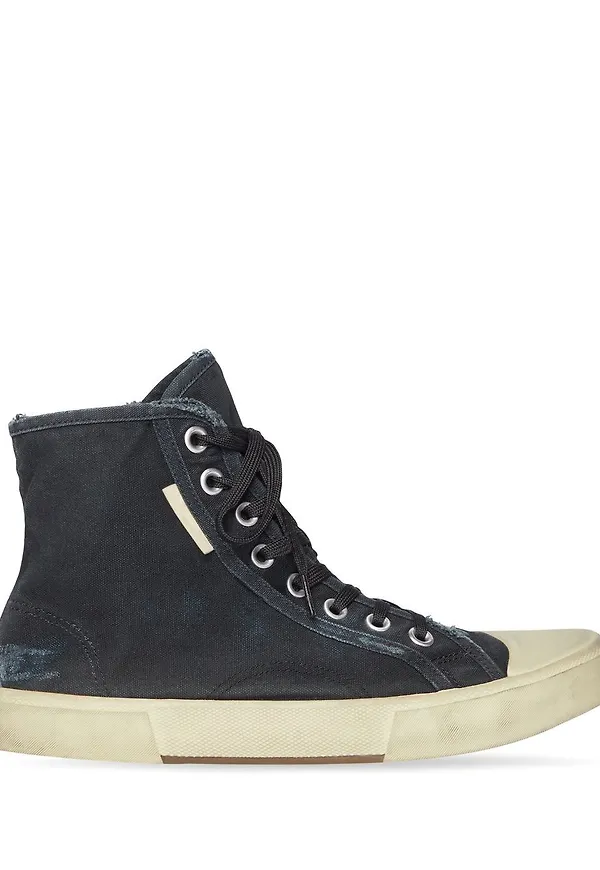 Balenciaga Paris höga sneakers - Svart