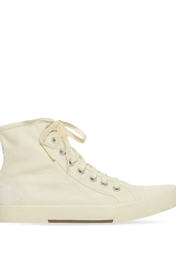Balenciaga Paris höga sneakers - Vit