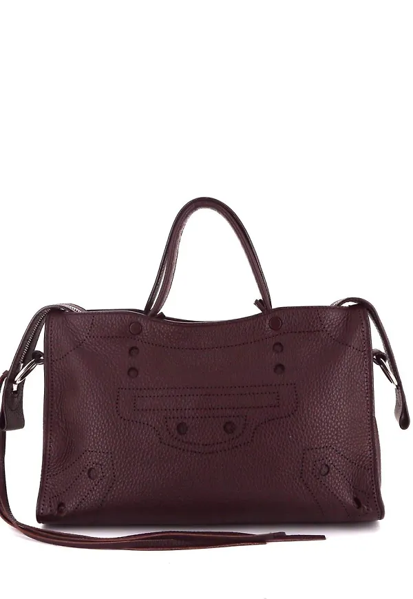 Balenciaga Pre-Owned Blackout City väska - Lila