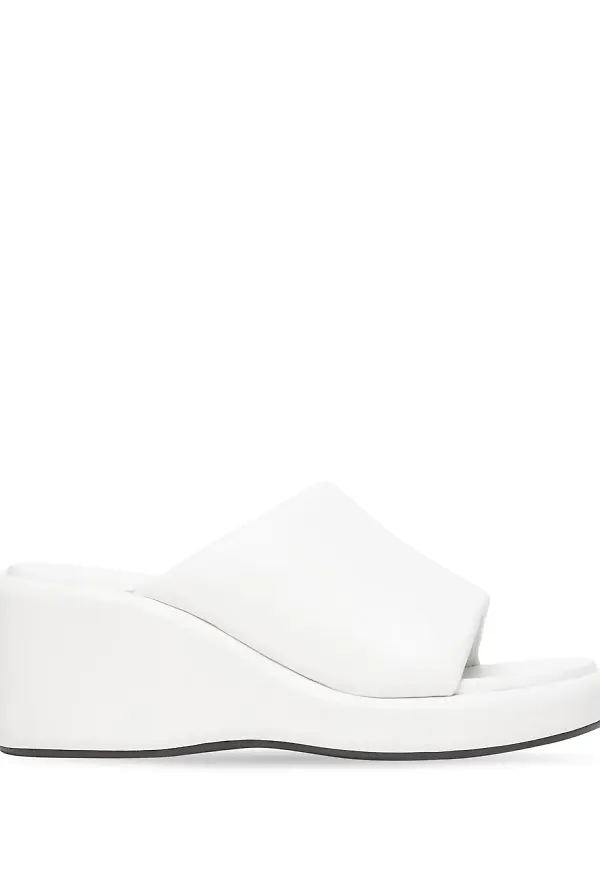 Balenciaga Rise sandaler med kilklack - Vit