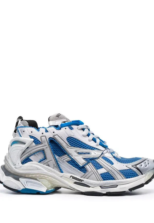 Balenciaga Runner sneakers med panel - Vit