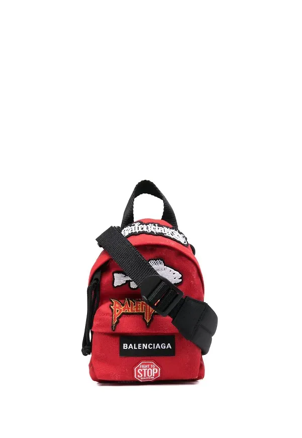 Balenciaga ryggsäck med dragkedja - Röd