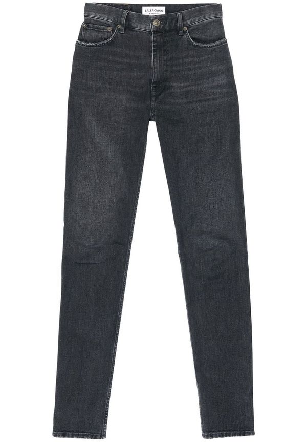 Balenciaga skinny-byxor i denim - Svart