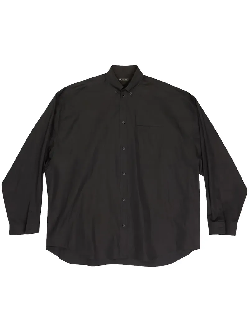 Balenciaga skjorta i oversize-modell - Svart