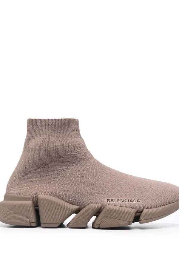 Balenciaga Speed 2.0 dra på-sneakers - Neutral