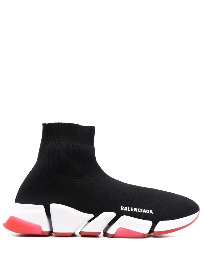 Balenciaga Speed 2.0 höga sneakers - Svart