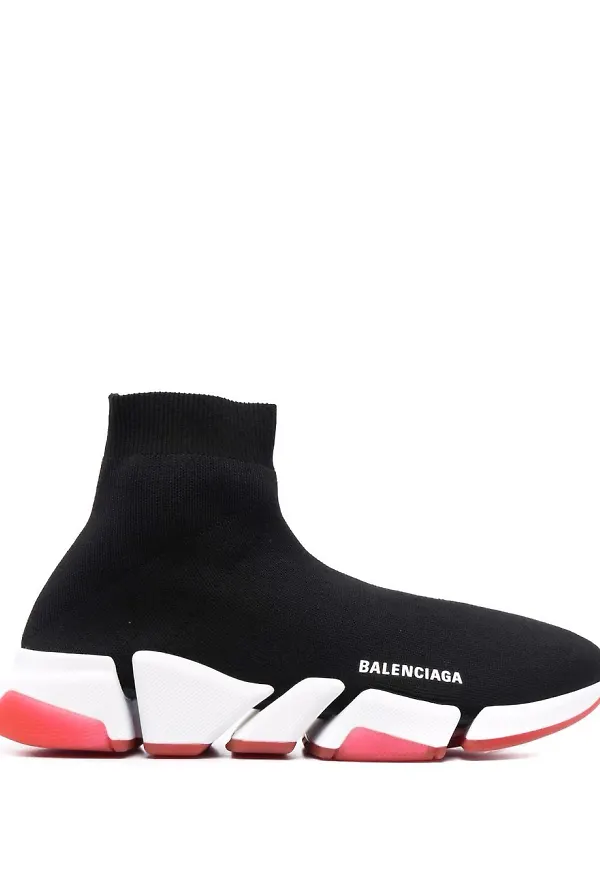 Balenciaga Speed 2.0 höga sneakers - Svart