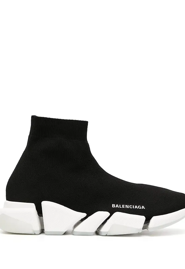Balenciaga Speed 2.0 höga sneakers - Svart