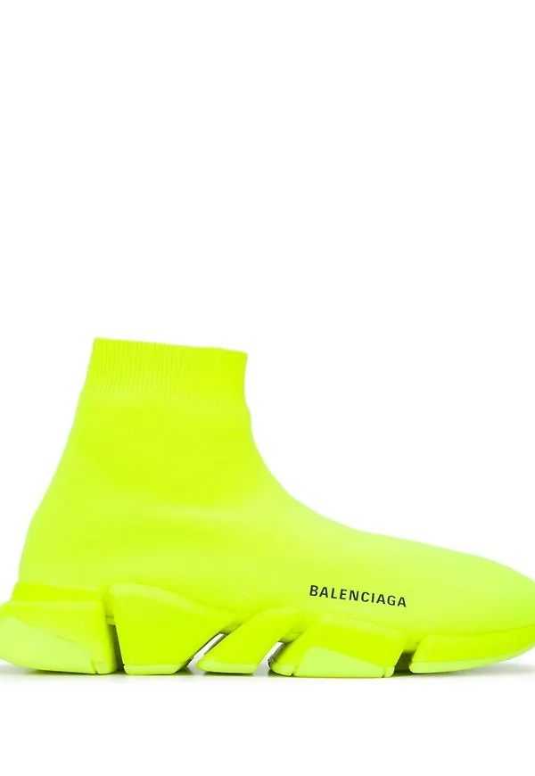 Balenciaga Speed 2.0 strumpsneakers - Gul