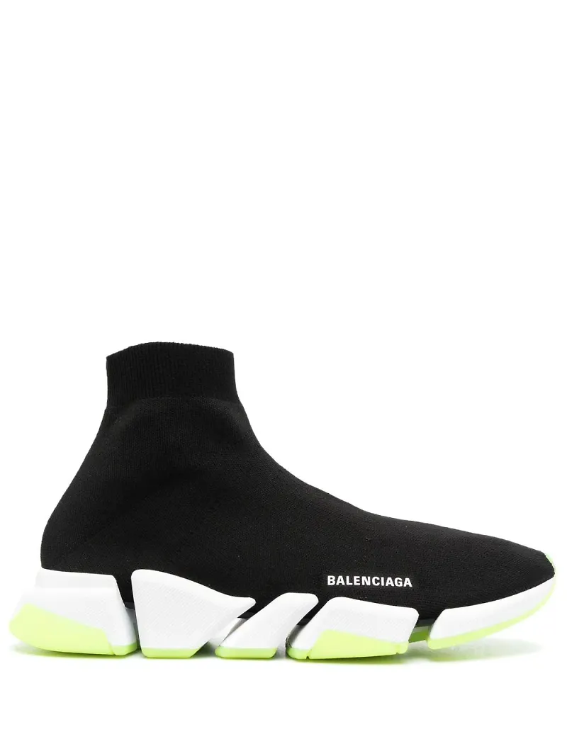 Balenciaga Speed 20 höga sneakers - Svart