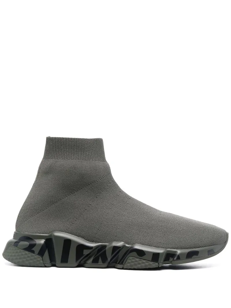 Balenciaga Speed dra på-sneakers - Grön