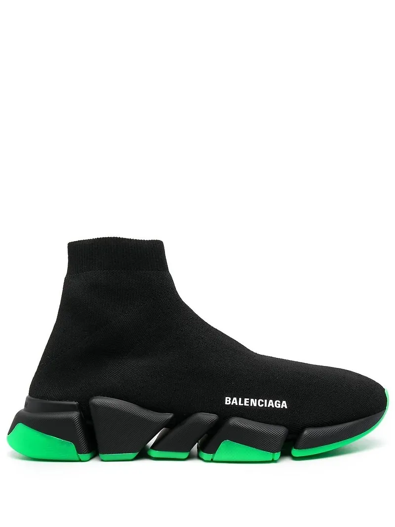 Balenciaga Speek höga sneakers - Svart