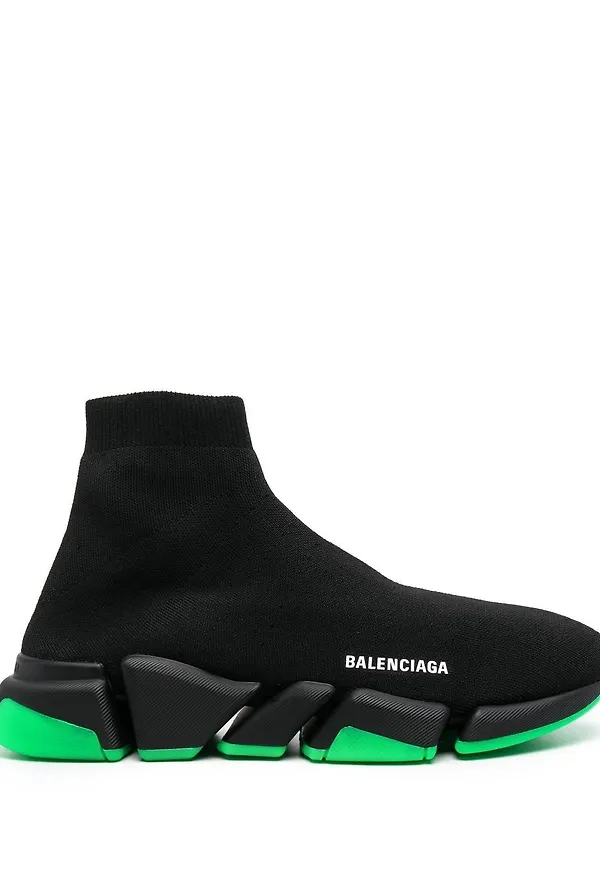 Balenciaga Speek höga sneakers - Svart