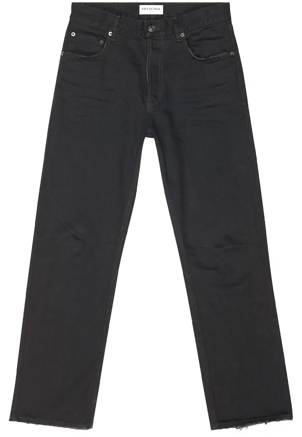 Balenciaga straight-jeans - Svart