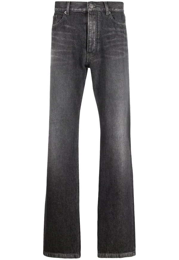 Balenciaga straight-jeans - Svart