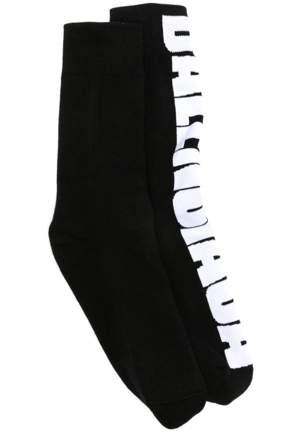 Balenciaga strumpor i jacquard med logotyp - Svart