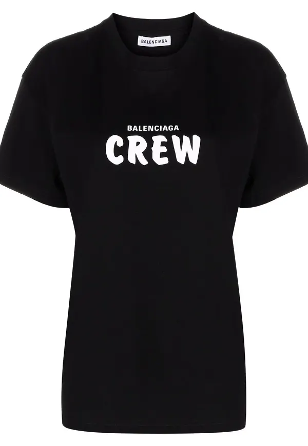 Balenciaga t-shirt med slogan - Svart