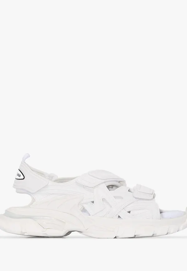 Balenciaga Track grova sandaler - Vit