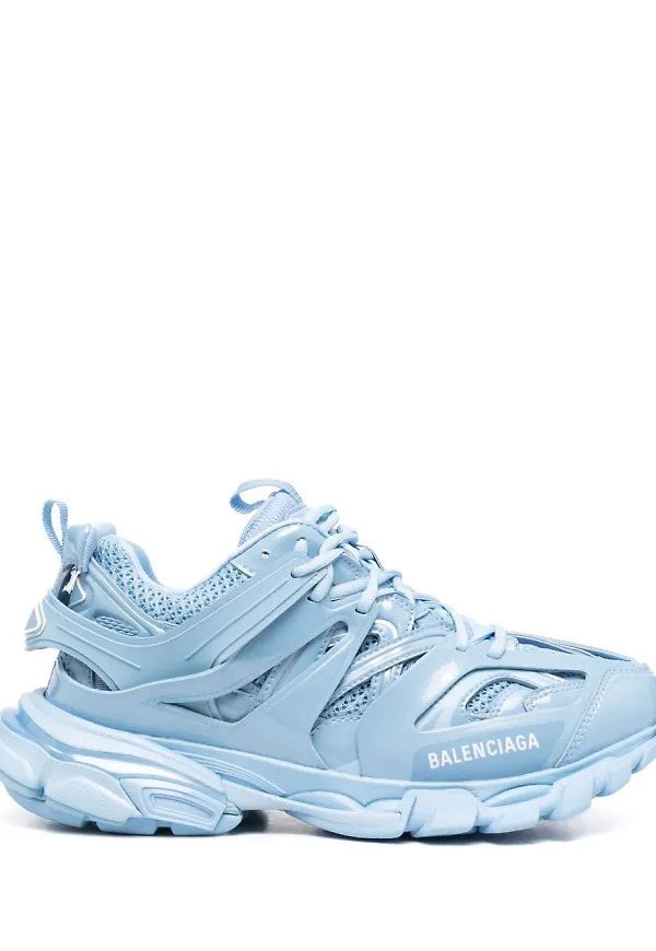 Balenciaga Track lackade sneakers - Blå