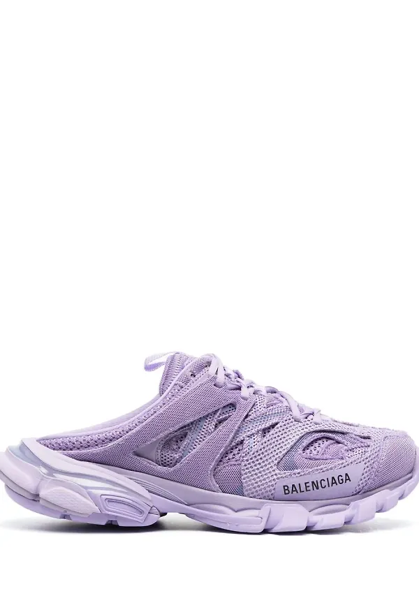 Balenciaga Track slip-ons med meshpanel - Lila